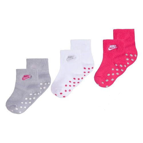 Nike Baby Girls' Ankle Gripper Socks (3 Pairs)