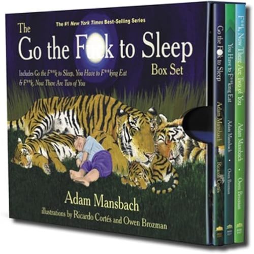 The Go the Fuck to Sleep Box Set: Go the Fuck to Sleep, You Have to Fucking Eat & Fuck, Now There Are Two of You (Go the F to Sleep) Hardcover – Sticker Book, October 5, 2021