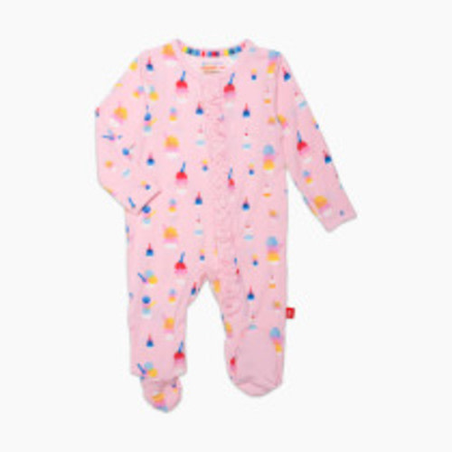 Magnetic Me Modal Magnetic Footie - Pink Sundae Funday, 3-6 M