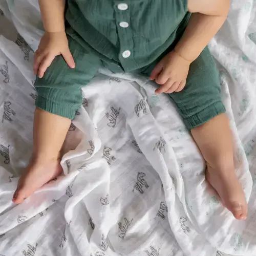 aden + anais | Animal Kingdom Organic Muslin Swaddle Blanket 4pk