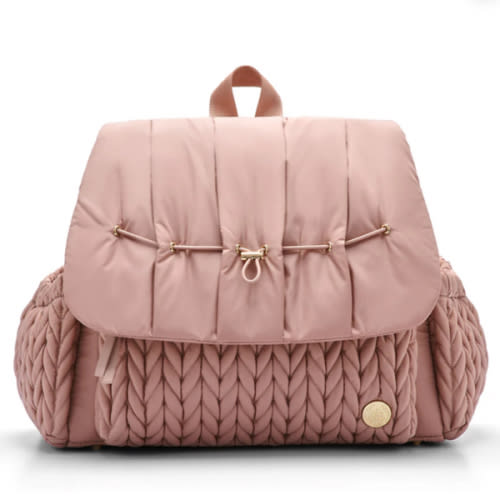 Levy Backpack Diaper Bag- Dusty Rose