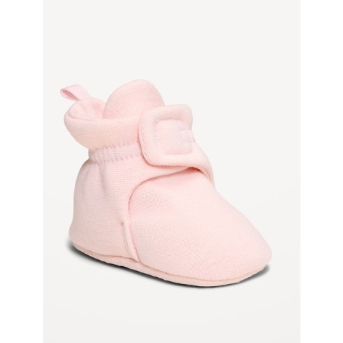 Jersey-Knit Booties for Baby