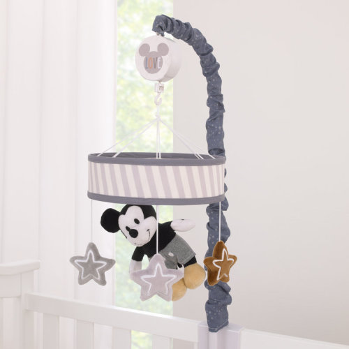 Disney Mickey Mouse Love Mickey Plush Mickey Mouse and Stars Musical Mobile | Wayfair
