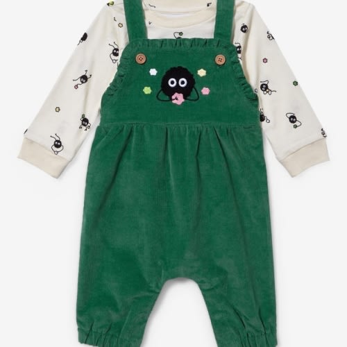 Studio Ghibli Spirited Away Soot Sprite Infant Shirt and Overall Set - BoxLunch Exclusive | BoxLunch