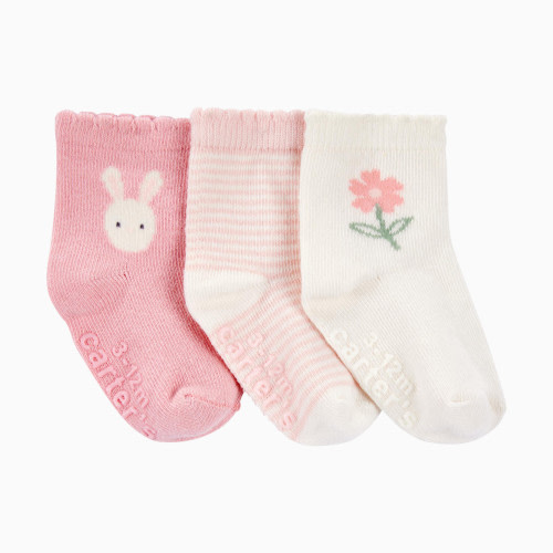 Carter's 3-Pack Socks - Bunny, 0-3 M