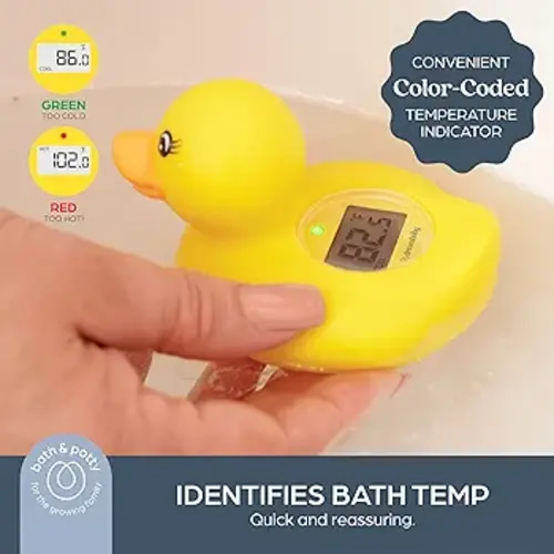 Dreambaby Duck Baby Bath Thermometer - Instant Read Digital Thermometer for Water and Room Temperature - Floating Baby Bath Toy : Amazon.com.au: Baby
