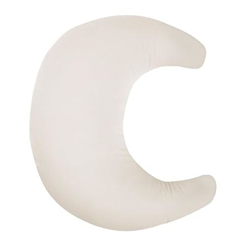 Snuggle Me Organic Nursing Pillow | Organic Cotton Firm, Ergonomic U-Shaped Bottle & Breastfeeding Pillow for Comfort & Support | Machine Washable Feeding Pillow, Newborn Essentials (Natural)