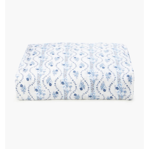 Hill House - The Crib Sheet - Blue Vine Stripe