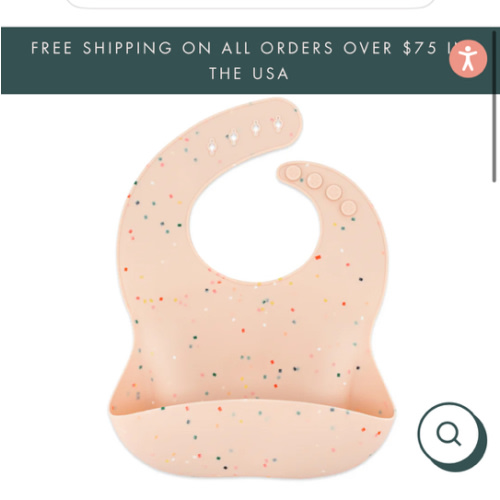 Silicone Bib – Ava + Oliver