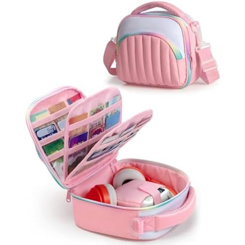 Yoto Quilted Travel Case (with 33 Card Slots), Pink