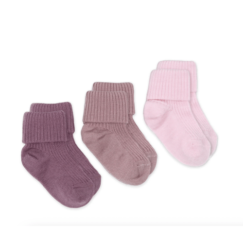 Wool Socks, Baby and Toddler, Pink & Rose