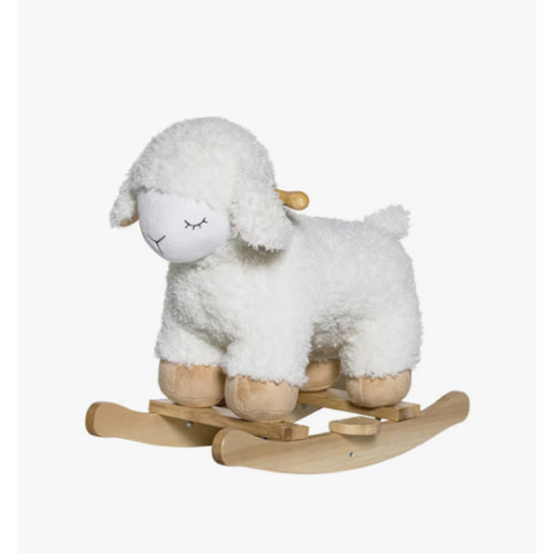 Rocking Horse, Nature/White from Bloomingville | RoyalDesign