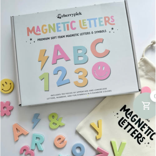 Soft Foam Magnetic Letters & Symbols 150pc Set – Cherrypick