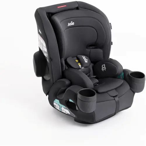 Joie Saffron SI 4-in-1 Car Seat – Car Seat for Infants to Toddlers to Big Kids - 4 Modes, 10-Position No-Rethread Headrest & Harness (Shale)
