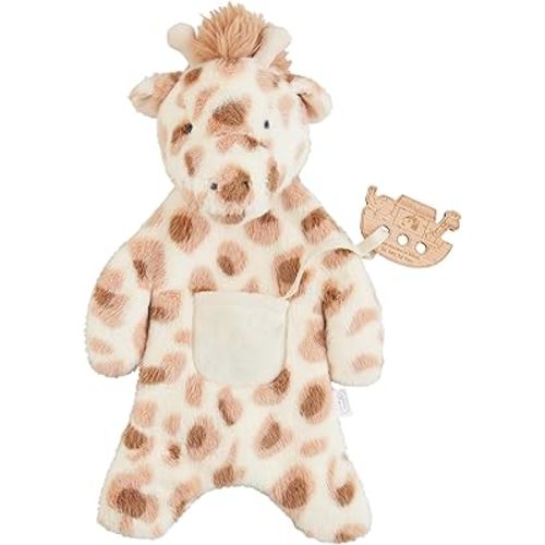 Mud Pie Kids Giraffe Noahs Ark Cuddler; 15" X 8 1/2"