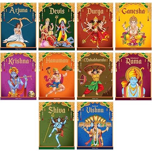 Tales from Indian Mythology: Collection of 10 Books (Indian Mythology for Children) Paperback – February 25, 2022