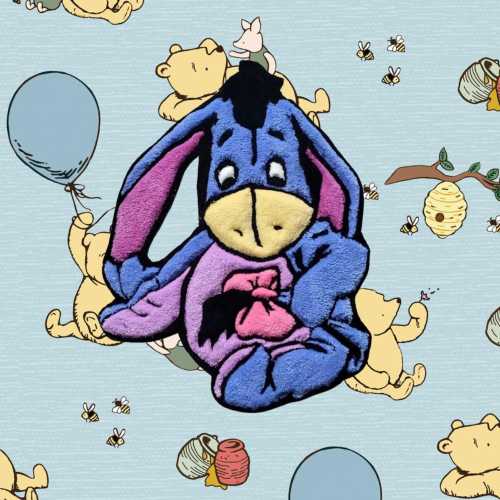 Eeyore Handcrafted Rug from Winnie the Pooh – Add a Touch of Whimsy to Your Space!