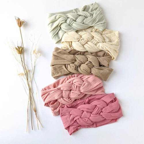 Sailor Knot Headwrap Braided Baby Headbands Boho Infant - Etsy