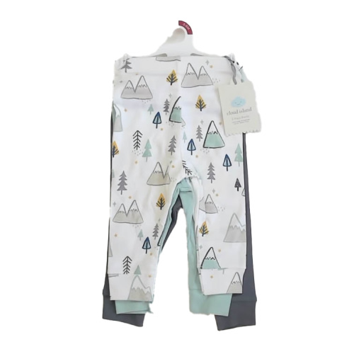 3-6 Months White | Blue | Gray