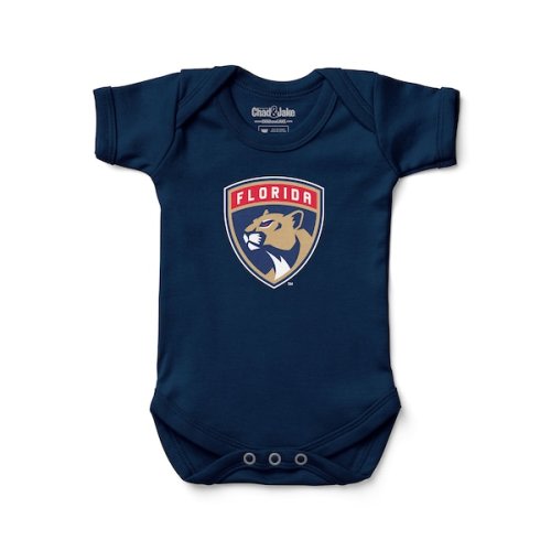 Florida Panthers Chad & Jake Newborn & Infant Primary Logo Bodysuit - Navy