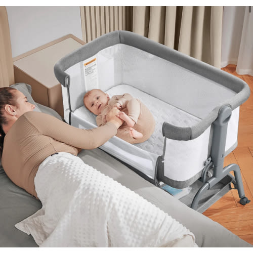 BabyBond Baby Bassinet 3 in 1 Bassinet Bedside Sleeper with Soft Mattress and Sheet for Baby