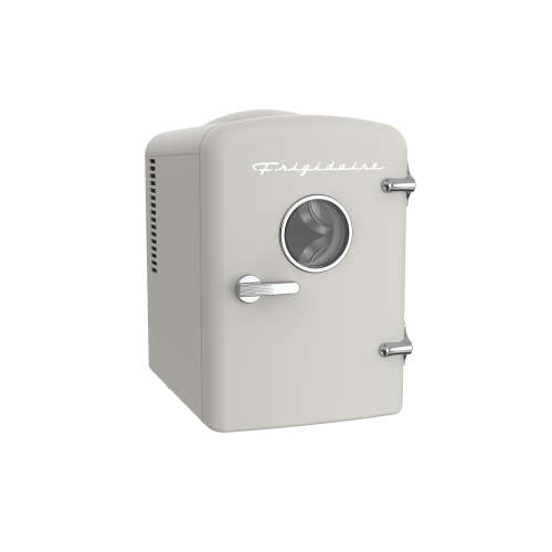 Frigidaire Retro 6 Can Mini Beverage/Skincare Cooler, Moonbeam, 4L
