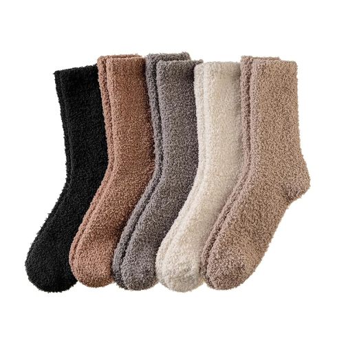 DoSmart Fuzzy Socks For Women Slipper Warm Fluffy Soft Winter Cozy Plush Cabin Sleep Christmas Home Socks