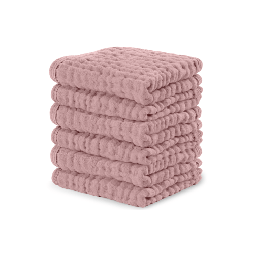 Muslin Washcloths - Pack of 6, One Size
