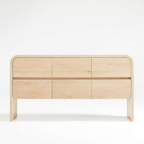 Cortez 60" Natural 6-Drawer Dresser by Leanne Ford