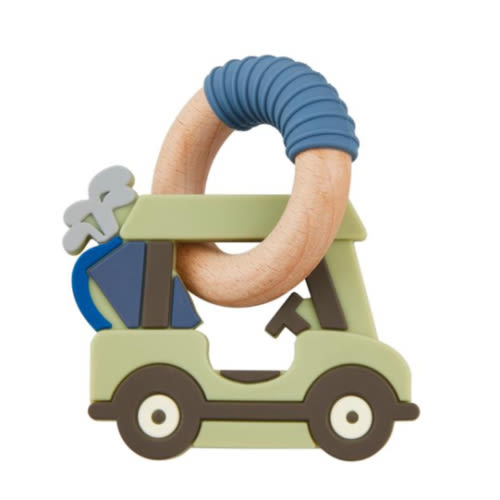 Mud Pie Golf Cart Silicone Teether – Baby Blossom Company