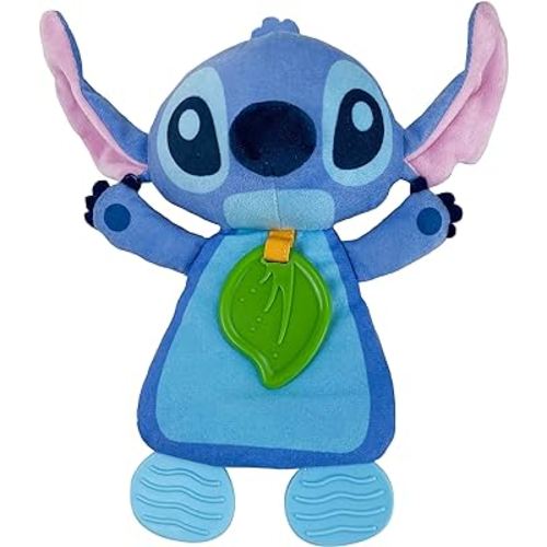 Kids Preferred Disney Baby's Lilo and Stitch - Stitch Plush and Sensory Crinkle Teether Toys for Newborn Baby Boys and Girls 10 inches