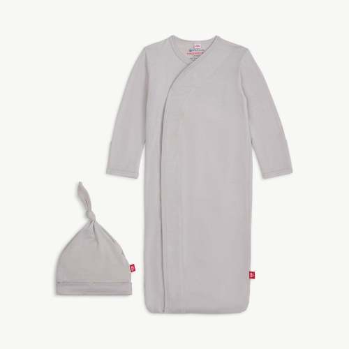 wind chime modal magnetic cozy sleeper gown + hat set – Magnetic Me