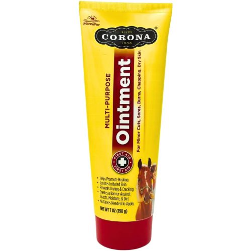 Corona Ointment for Horses Lanolin-Based Formula Helps Sooth Irritation 7 Ounces