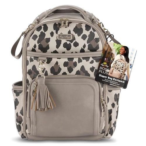 Itzy Ritzy Baby Boss Plus, Leopard, Large