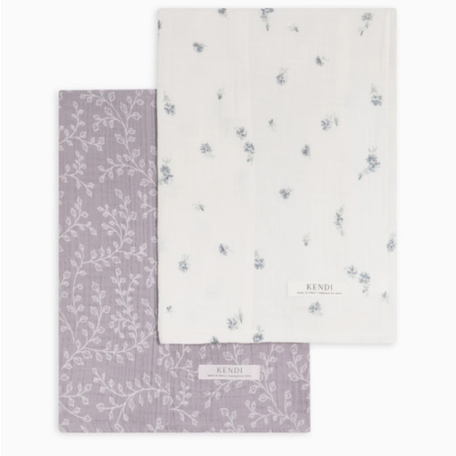 2-Pack Muslin Burp Cloths