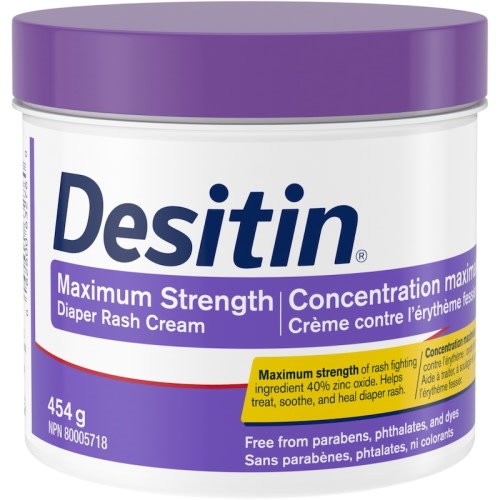 Desitin Maximum Strength Baby Diaper Rash Cream, 40% Zinc Oxide | Shoppers Drug Mart