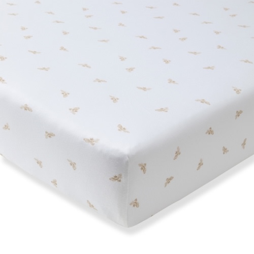 Golden Bee Organic Cotton Fitted Crib Sheet Quarry