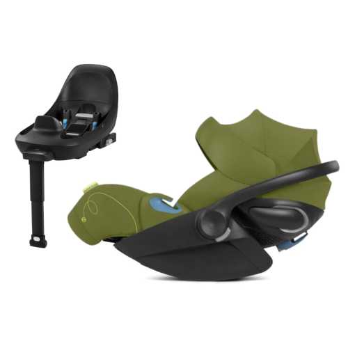 Cybex Cloud G Lux SensorSafe Comfort Extend Reclining Infant Car Seat - Nature Green