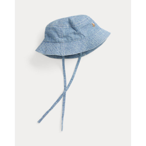 Indigo Cotton Chambray Hat