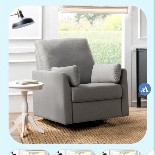 Carter's Ethan Recliner and Swivel Glider | Water Repellent & Stain Resistant fabric
– DaVinci Baby