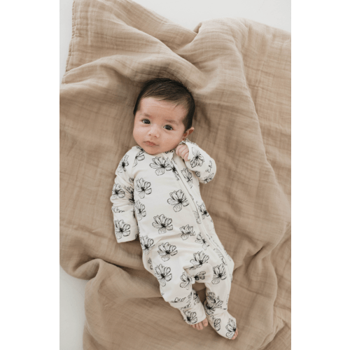 Bamboo Zip Pajamas | Desert Bloom