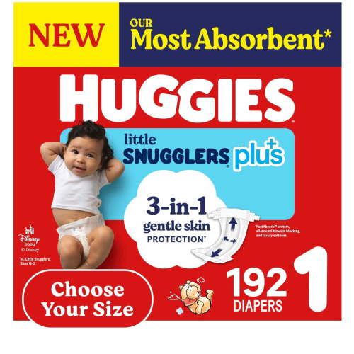Huggies Little Snugglers Plus Baby Diapers, Size 1-2 - Samsclub.com