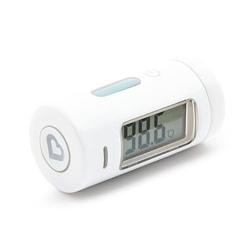Munchkin® Forehead Baby Thermometer for Newborns, Kids and Adults, No Touch, Infrared, Fast 1 Second Digital Reading, Travel Case, White