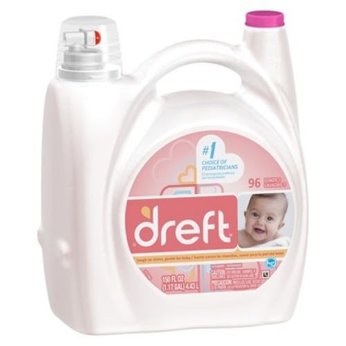 Dreft Stage 1: Newborn HEC Liquid Detergent 150 oz