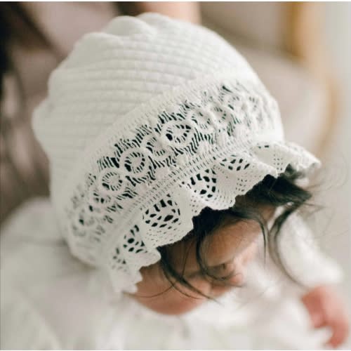Lily Quilted Cotton Bonnet – Baby Beau and Belle