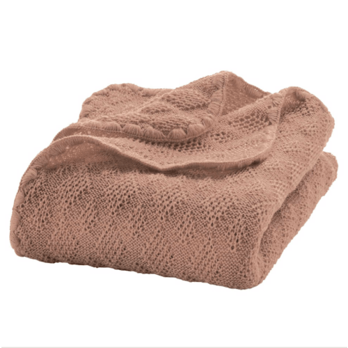 Disana Organic Merino Baby Blanket - Rose