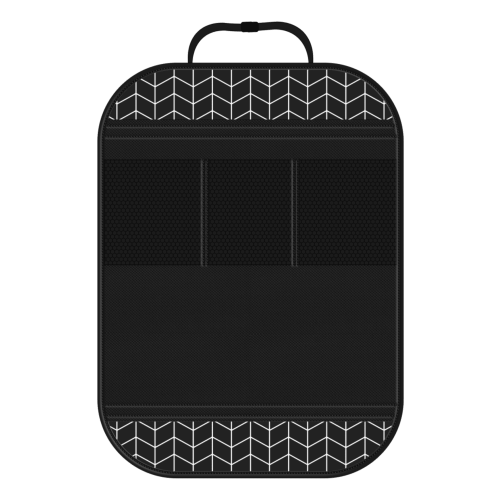 Auto Drive 1Piece Premium Baby Kick Mat Polyester Oxford Black
