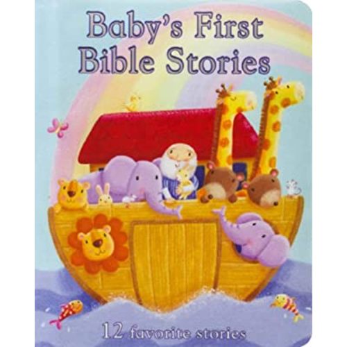Baby's First Bible Stories Padded Board Book - Gift for Easter, Christmas, Communions, Newborns, Birthdays, Beginner Bible