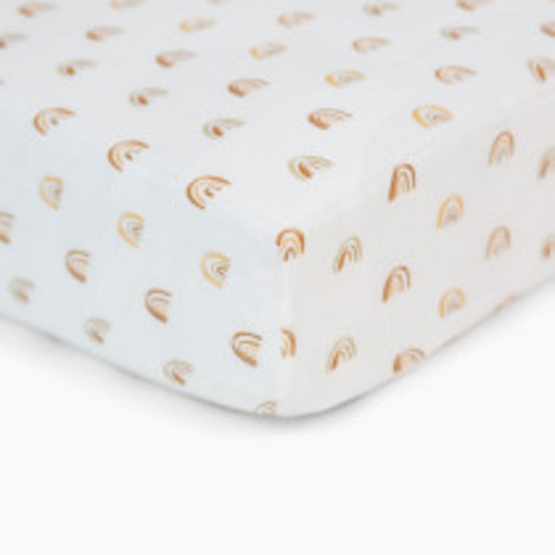 Lulujo Crib Sheets - Rainbow