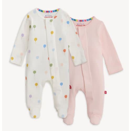 Magnetic 2-Pack Footie (0-3M)